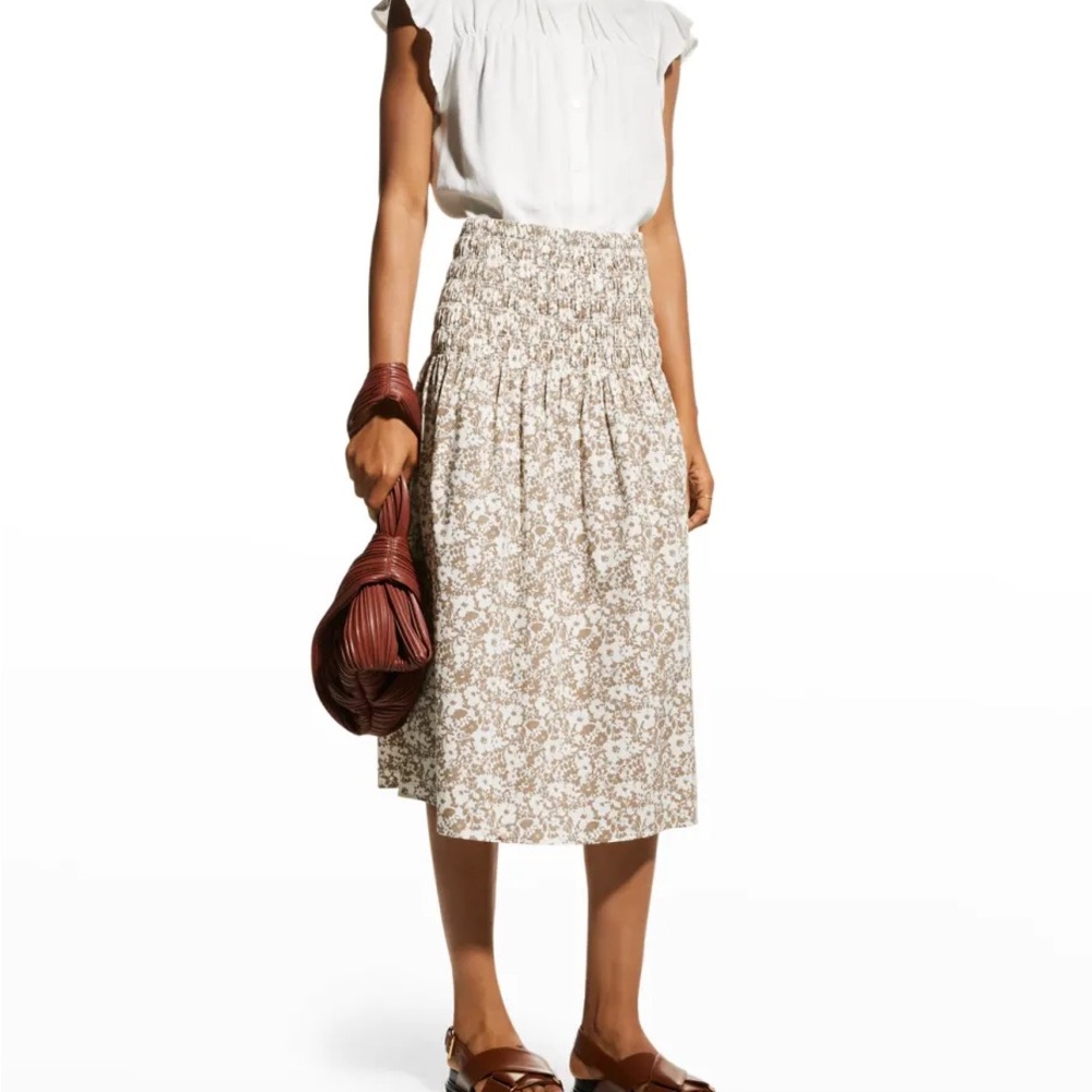 Rails Selena Poplin Café Floral skirt XS